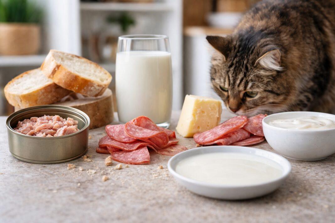 Cibi umani che fanno male al gatto Cibi umani che fanno male al gatto