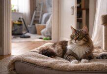 Dove sistemare il gatto durante pulizie profonde o lavori in casa Dove sistemare il gatto durante pulizie