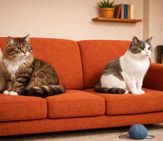 Gatti che convivono ma si evitano: quando la distanza è normale e quando no Gatti che convivono ma si evitano