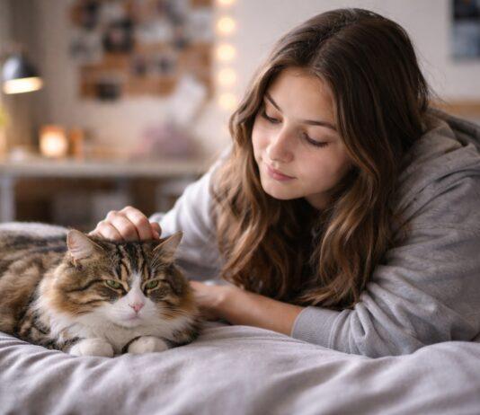 Gatto e adolescenti