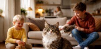 Gatto e bambini: come cambia la convivenza dalla nascita all’adolescenza Gatto e bambini: come cambia la convivenza