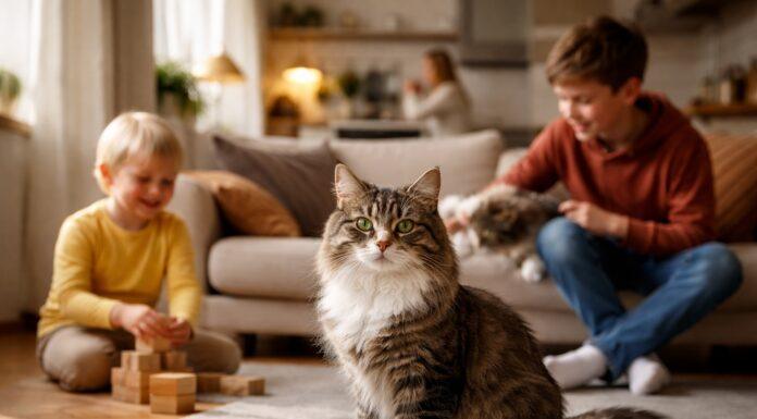 Gatto e bambini: come cambia la convivenza