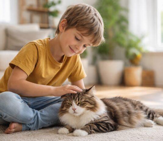 Gatto e bambini in età scolare: come costruire una relazione positiva Gatto e bambini in età scolare