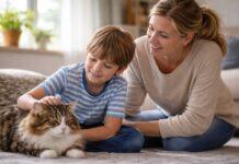 Gatto e bambini in età scolare (6–10 anni): guida alla convivenza consapevole Gatto e bambini in età scolare guida