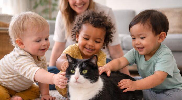 Gatto e bambini piccoli (1–3 anni): guida alla convivenza senza stress Gatto e bambini piccoli (1–3 anni)