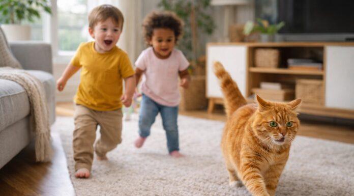 Gatto e bambini piccoli: inseguimenti, paura e segnali da non ignorare Gatto e bambini piccoli