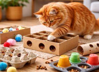 Giochi di attivazione mentale fai da te per gatti annoiati Giochi di attivazione mentale