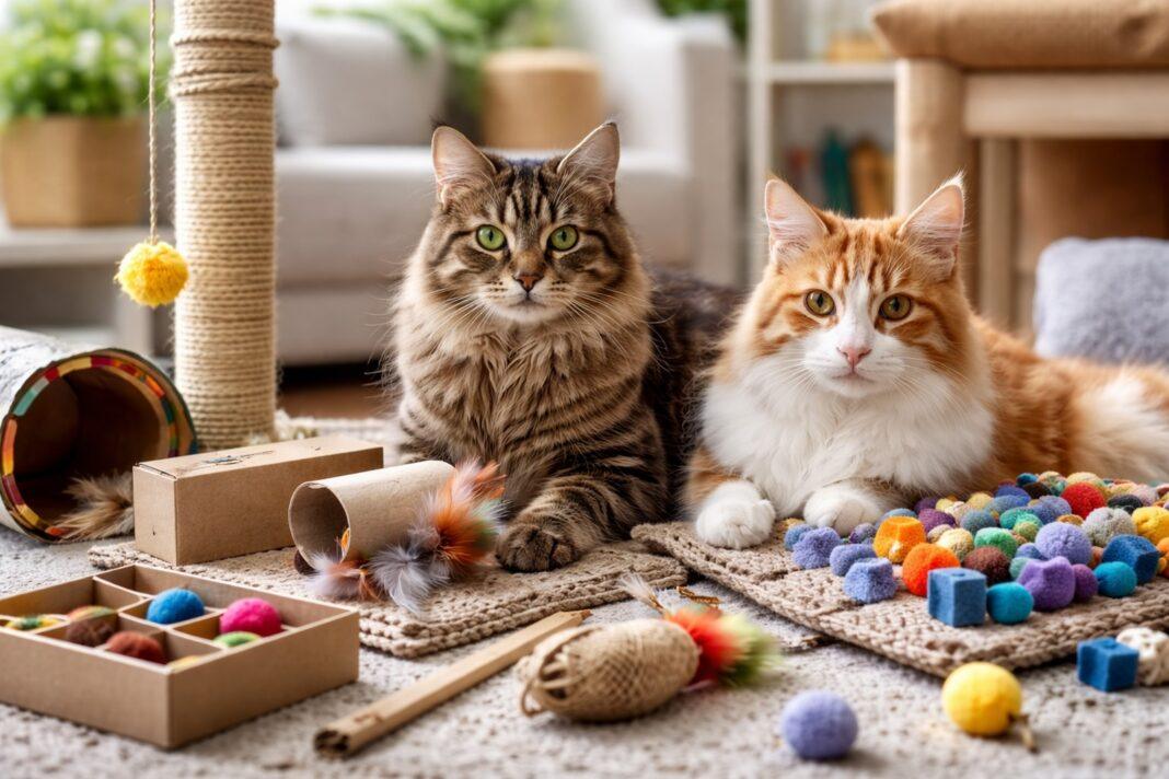 Giochi e tiragraffi fai da te per gatti Giochi e tiragraffi fai da te per gatti