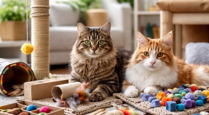 Giochi e tiragraffi fai da te per gatti: come stimolare corpo e mente in casa Giochi e tiragraffi fai da te per gatti