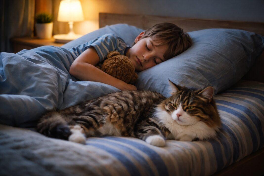 Il gatto può dormire nella stanza del bambino Il gatto può dormire nella stanza del bambino
