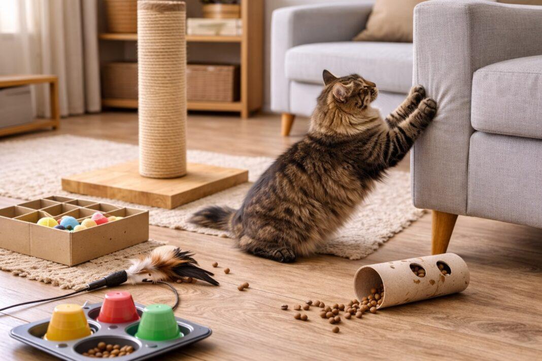 Perché il gatto ignora il tiragraffi Perché il gatto ignora il tiragraffi