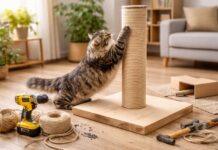 Come costruire un tiragraffi fai da te semplice e resistente tiragraffi fai da te