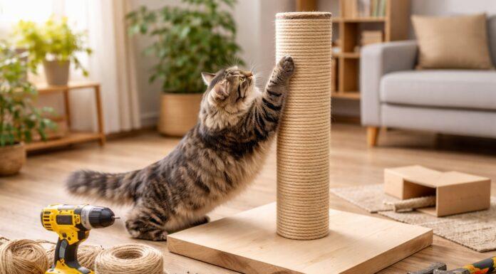 Come costruire un tiragraffi fai da te semplice e resistente tiragraffi fai da te